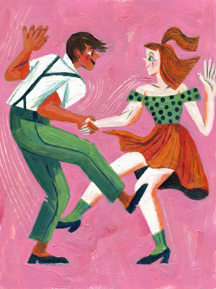 Swingtanzpaar von HUGO