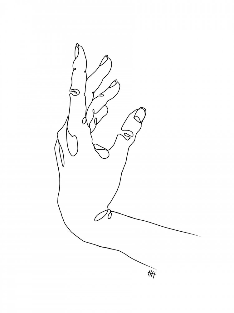 Elegante Handgeste von Hanna Lee Tidd