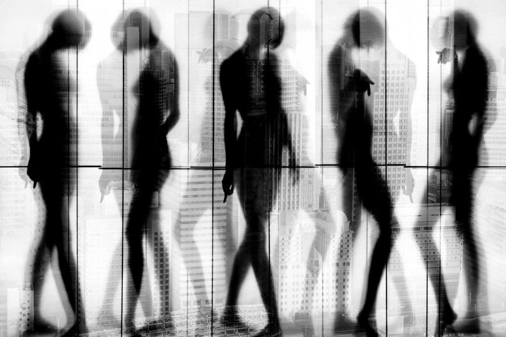 Stadtbewegungs-Silhouetten von Igor Shrayer