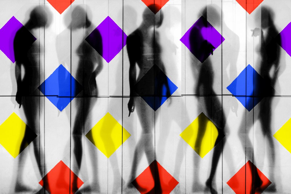 Rhythmische geometrische Figuren von Igor Shrayer