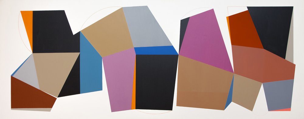 Geometrische Farbblöcke von Ildefonso Martín