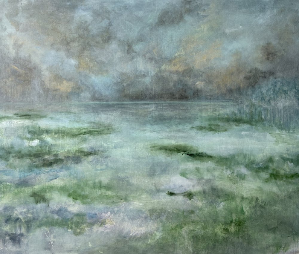 Neblige Sumpfgrün von JMF FINE ART