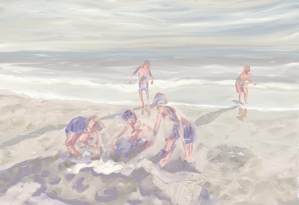 Träumerisches Strandspiel von Jenna Alheit