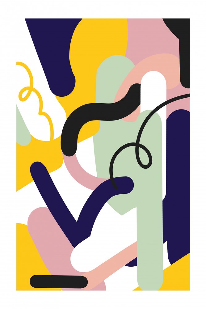 Verspieltes abstraktes Design von Jilli Darling