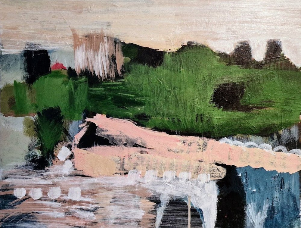 Abstrakte ruhige Landschaft von Joackim Schou Dahle