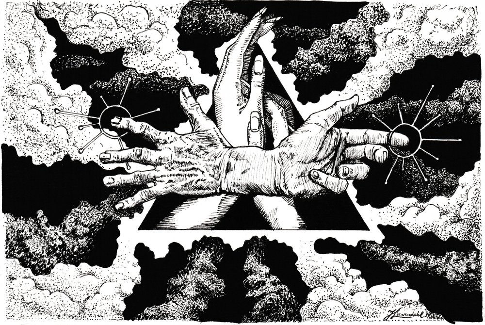 Mystische Hände von Johan Liewendahl