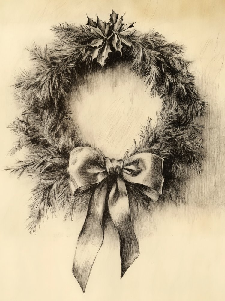 Eleganter Weihnachtskranz von Jolly and Dash