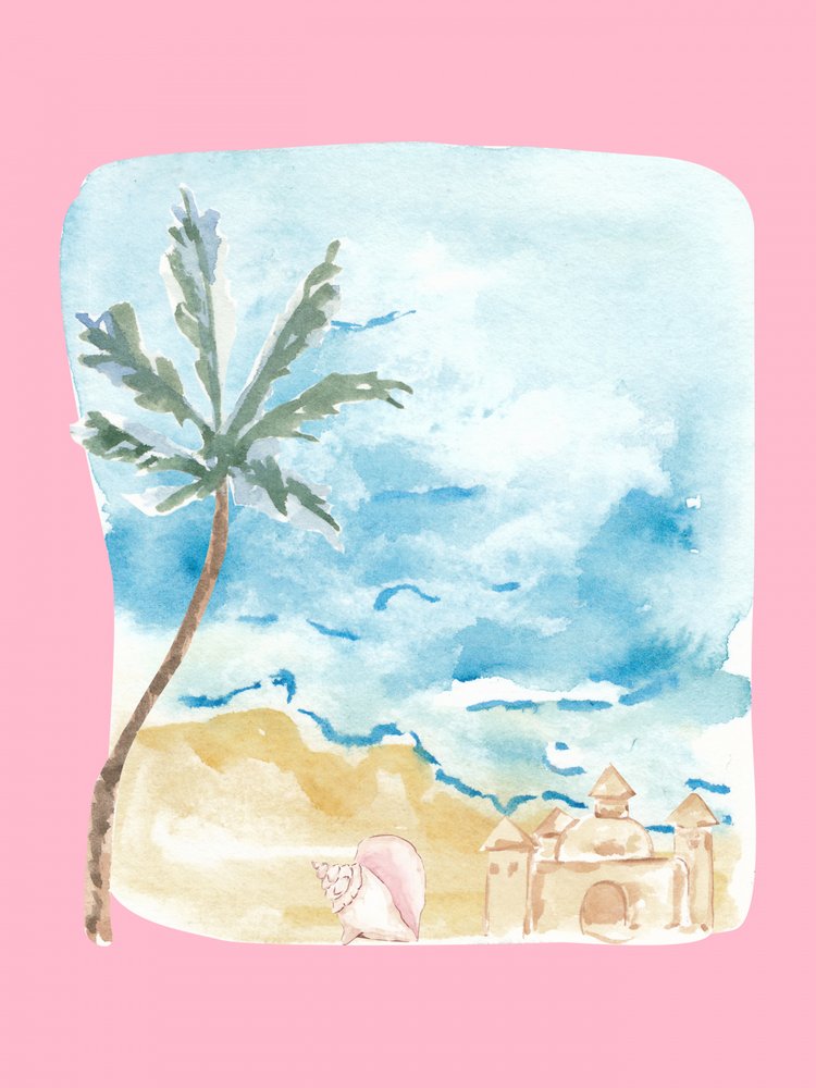Tropischer Strandtag von Jolly and Dash