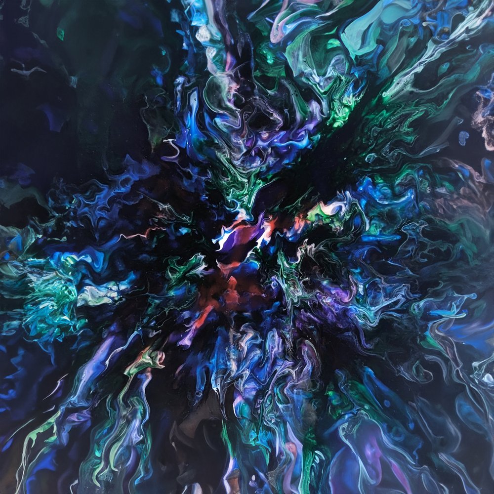 Kosmischer Ozeanwirbel von Jonas Weikel