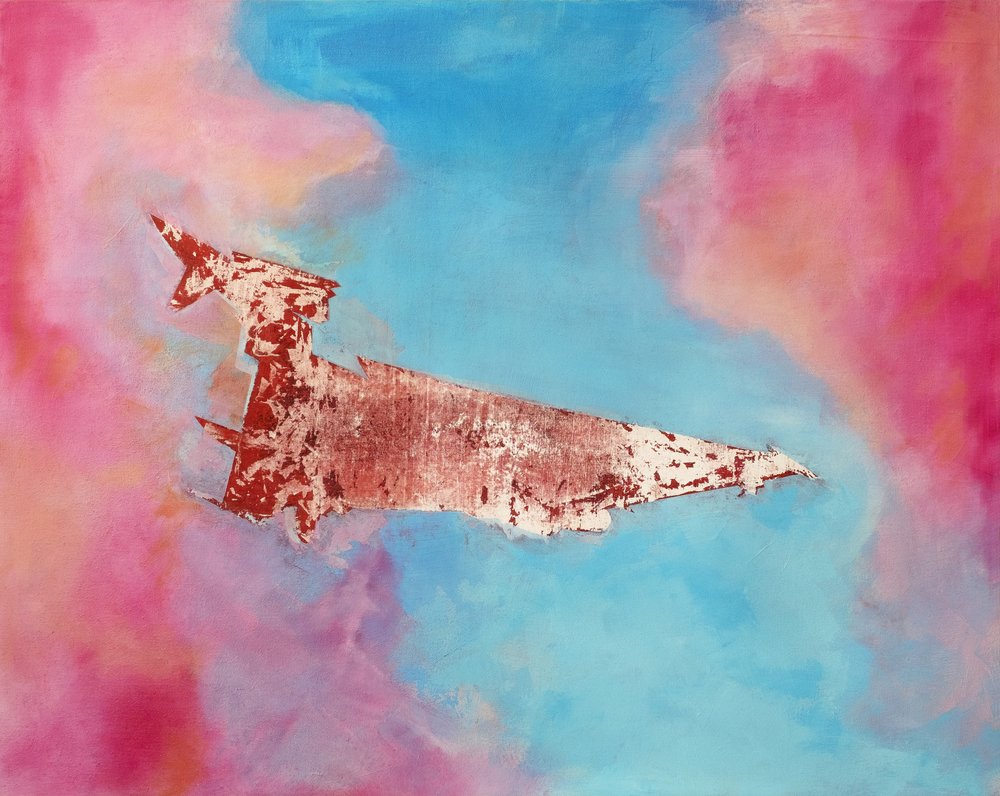 Roter Raumschiff-Flug von Joshua Hoskins