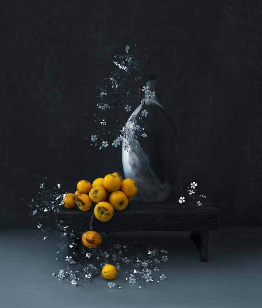 Stimmungsvolle gelbe Früchte von Judy Tseng