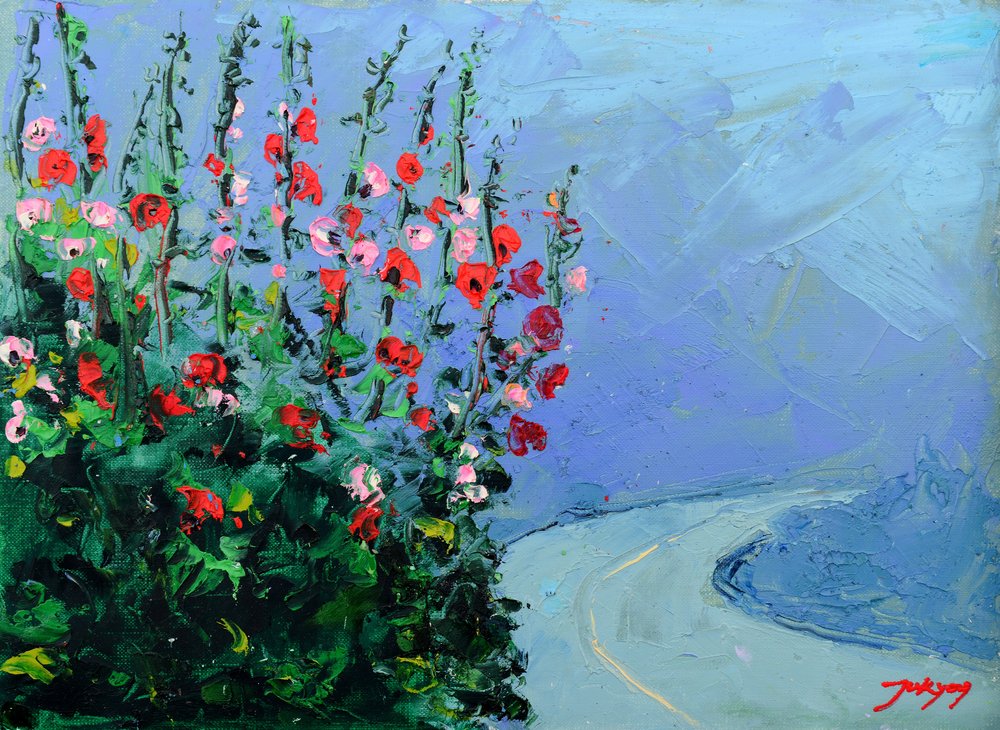 Windende Straßenblumen von Jukyong Park