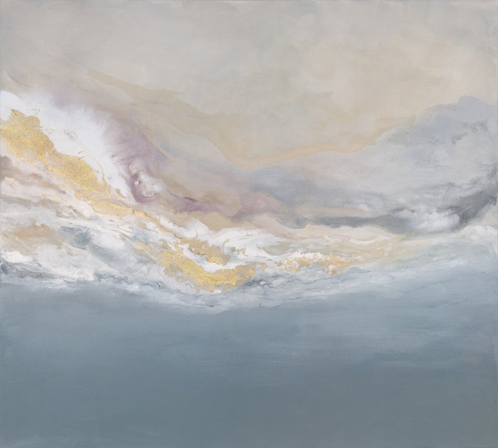 Wirbelnde Wolken in gedämpften Tönen von Julia Contacessi