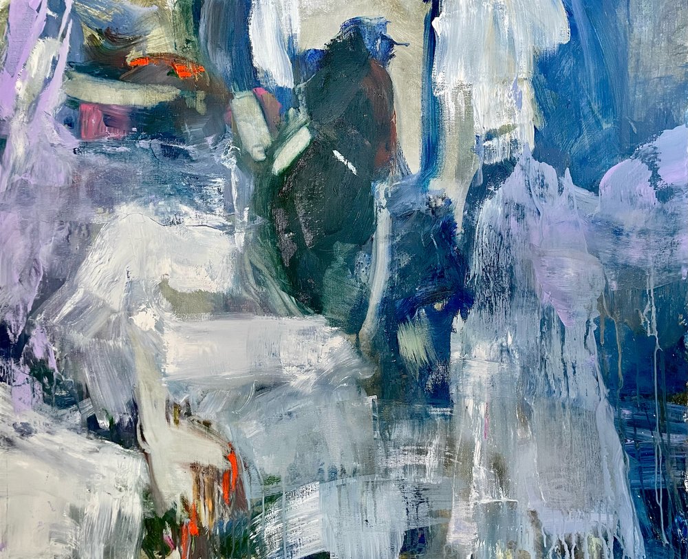 Indigo Lavendel Fluss von Julia Purinton
