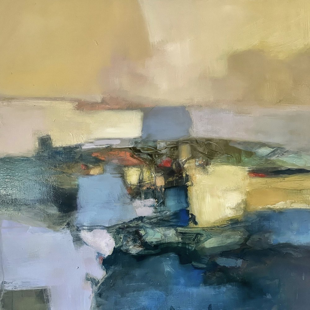Serene abstrakte Landschaft von Julia Purinton