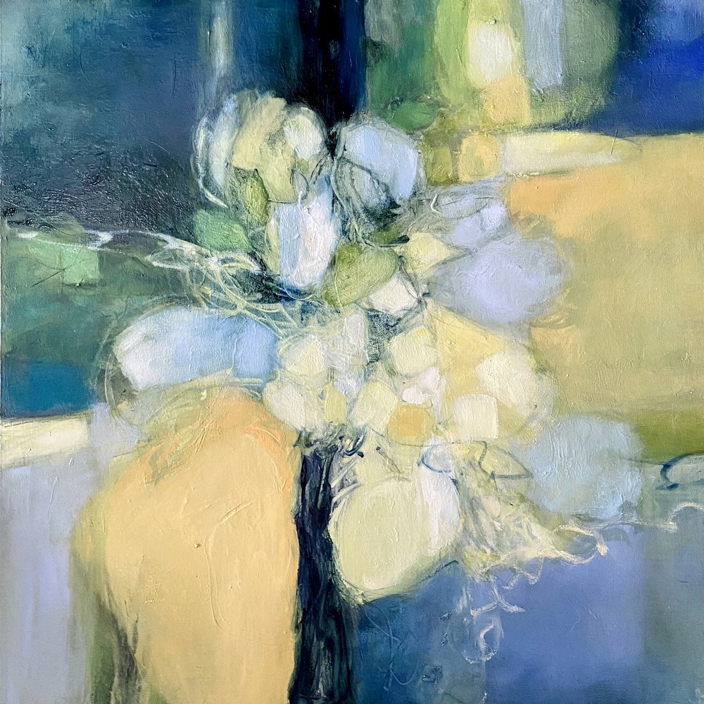 Serene florale Abstraktion von Julia Purinton