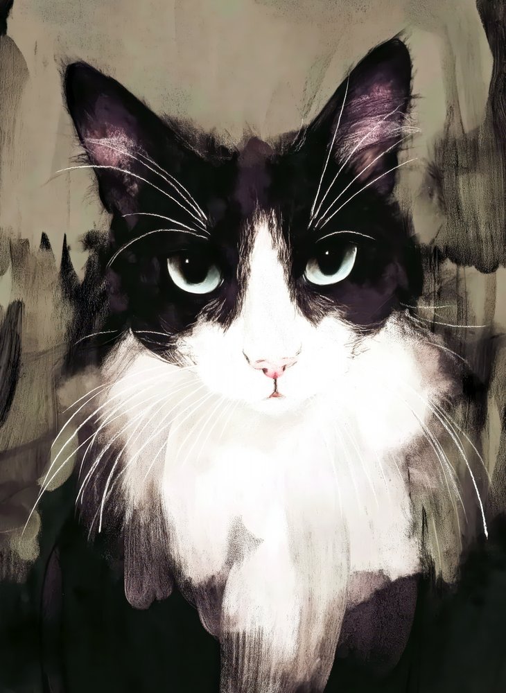 Intensiver Katzenblick von Justyna Jaszke