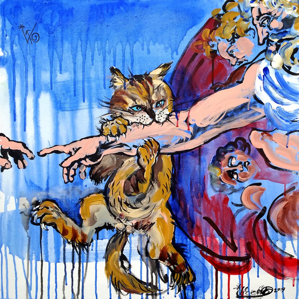 Die Schöpfung der Katze von Kanat Ibragimov