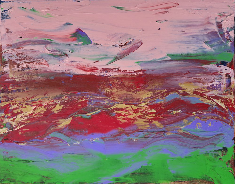 Lebendige Abstrakte Landschaft von Kanat Ibragimov