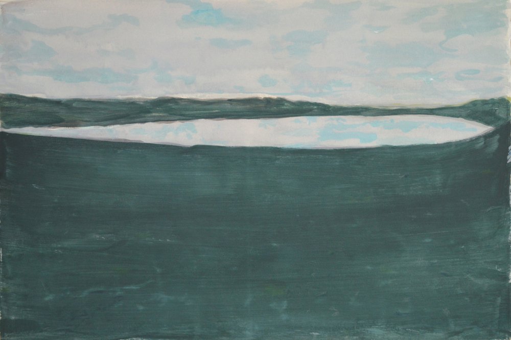 Gelassene Horizontlandschaft von Karin Bos
