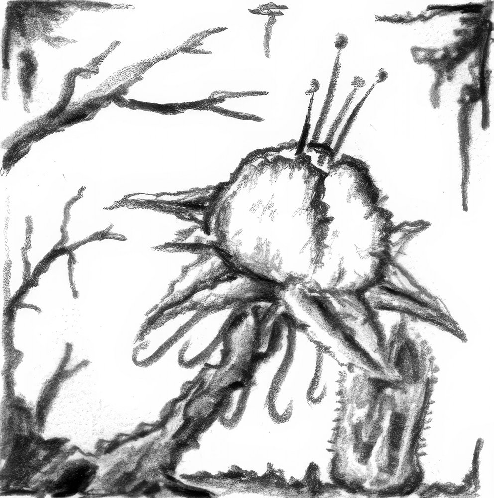 Dunkle Fantasiepflanze von Kulik
