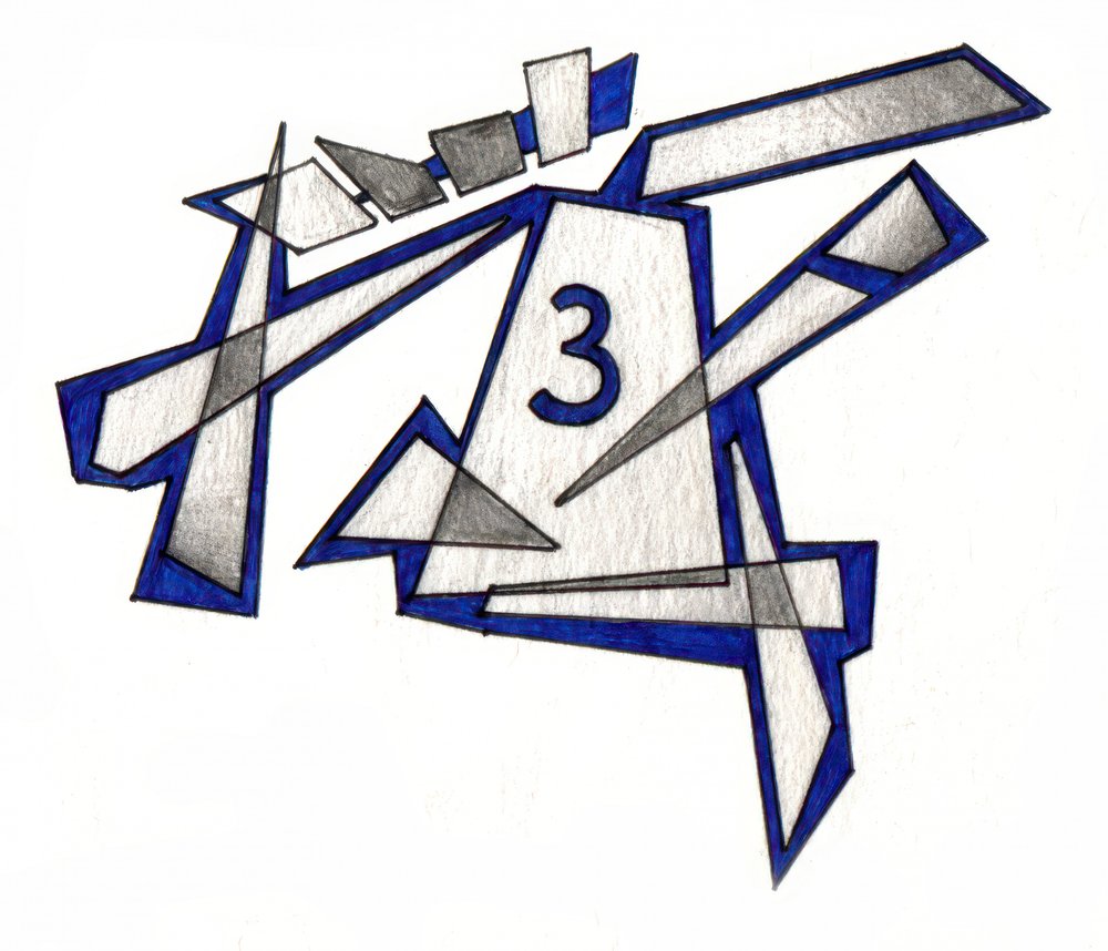 Geometrische Nummer Drei von Kulik