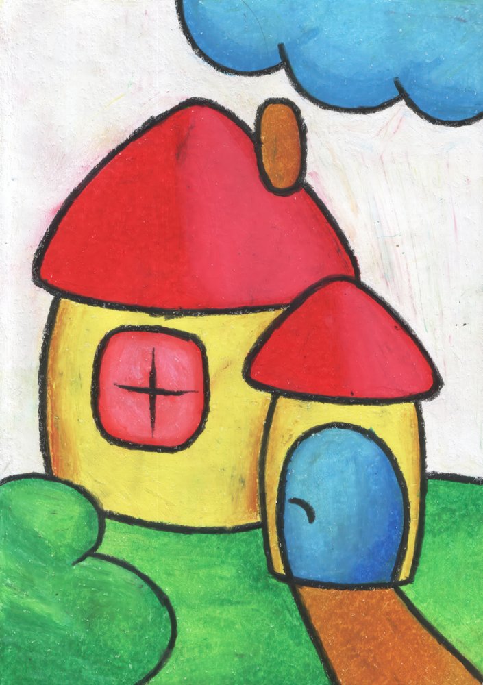 Fröhliches kleines Haus von Kulik