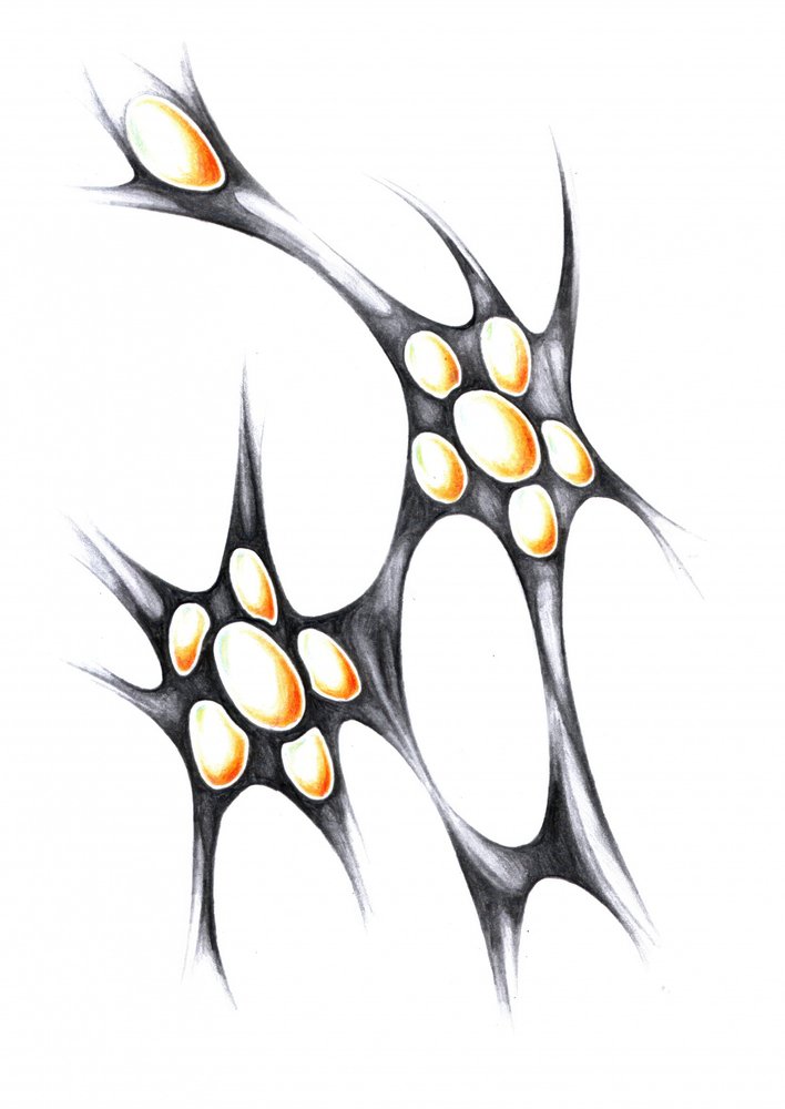 Leuchtende Organische Formen von Kulik