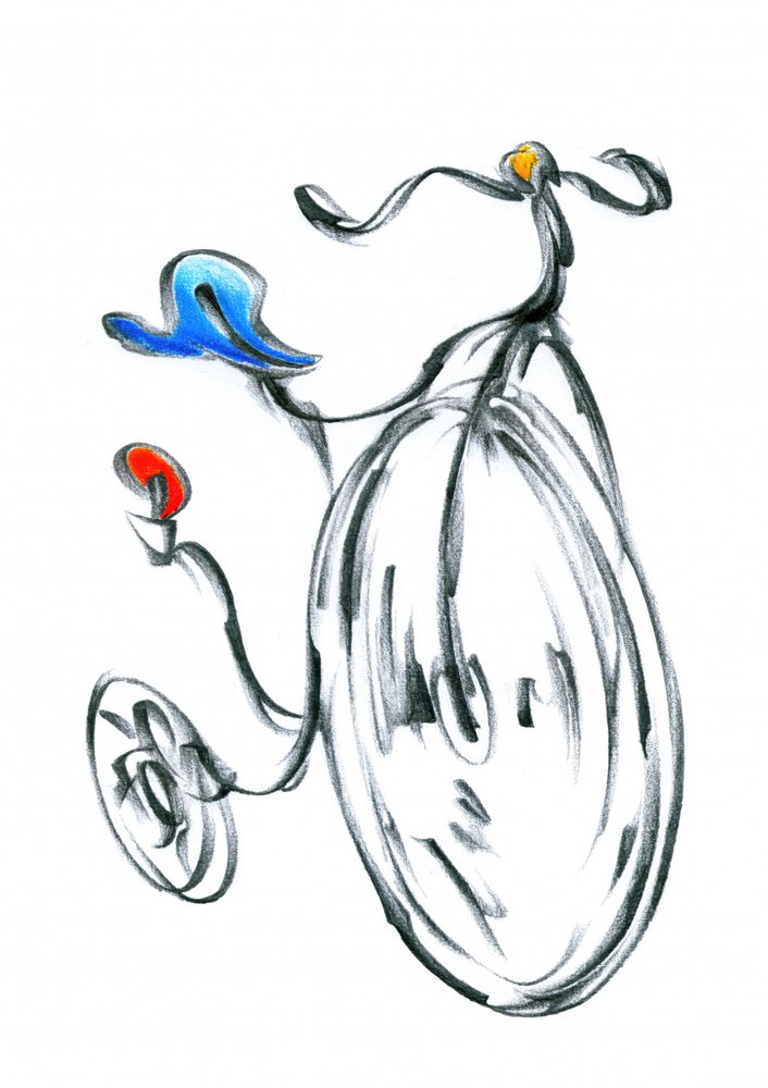 Verspieltes Kinderfahrrad von Kulik