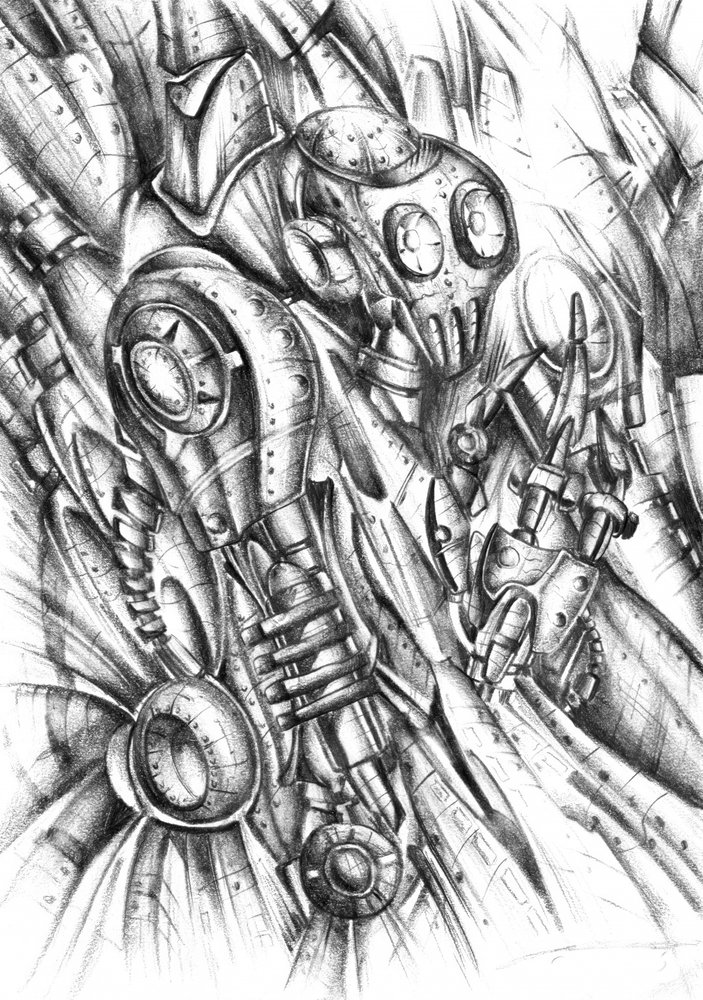 Steampunk-Mechanische Figur von Kulik