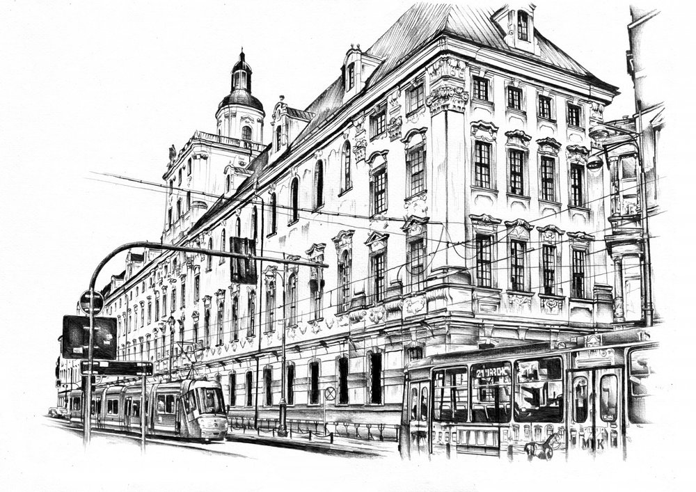 Wrocław Stadtbahn von Kulik