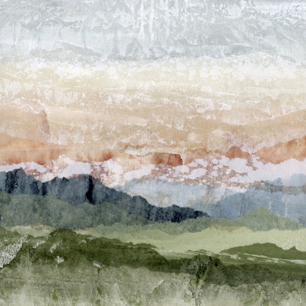 Geschichtete Bergserenität von Lara Eckerman