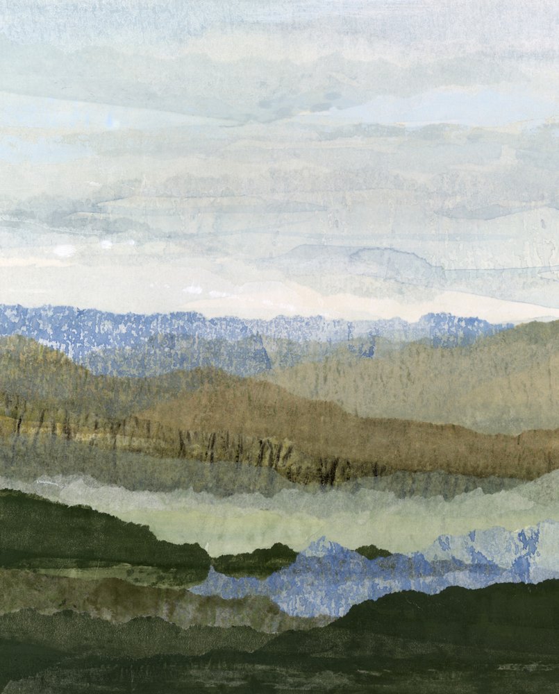 Geschichtete Bergserenität von Lara Eckerman