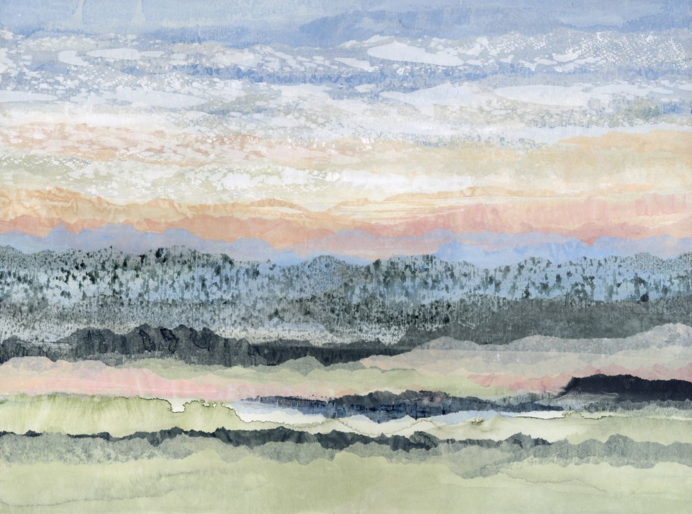 Serene geschichtete Landschaft von Lara Eckerman