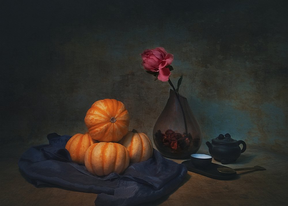 Gemütlicher Herbst Stillleben von Liu Xing