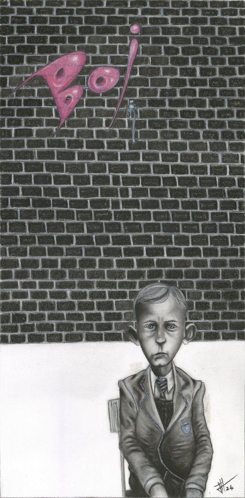 Melancholischer Schuljunge von Lourens Joubert