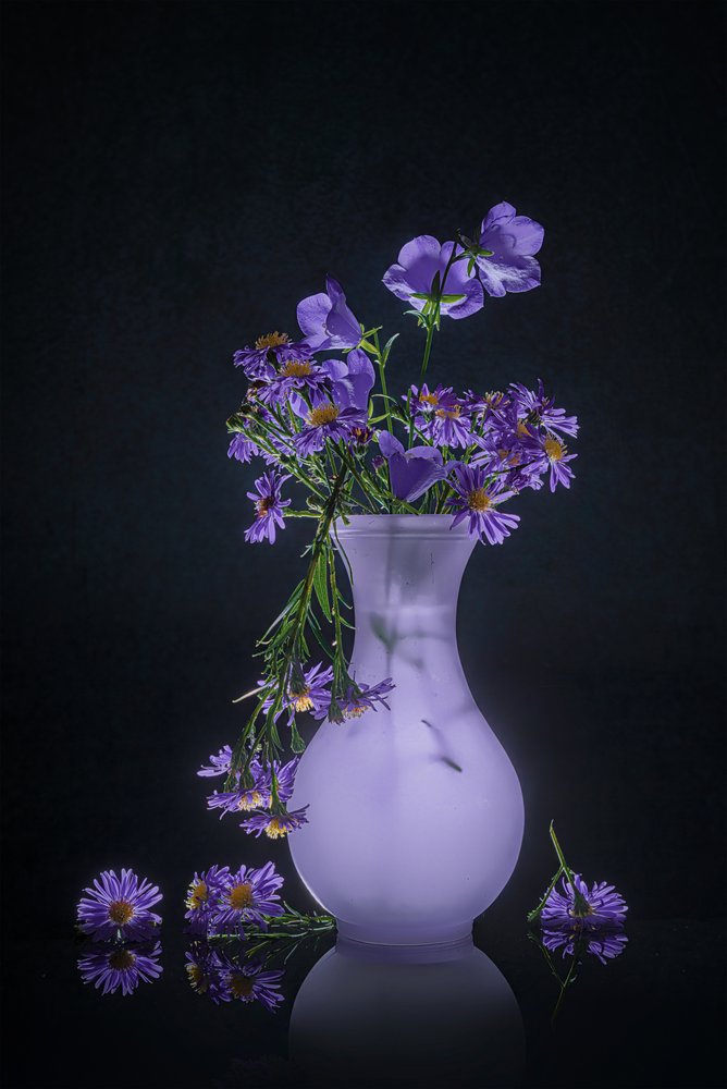 Elegante Blumenreflexion von Lydia Jacobs