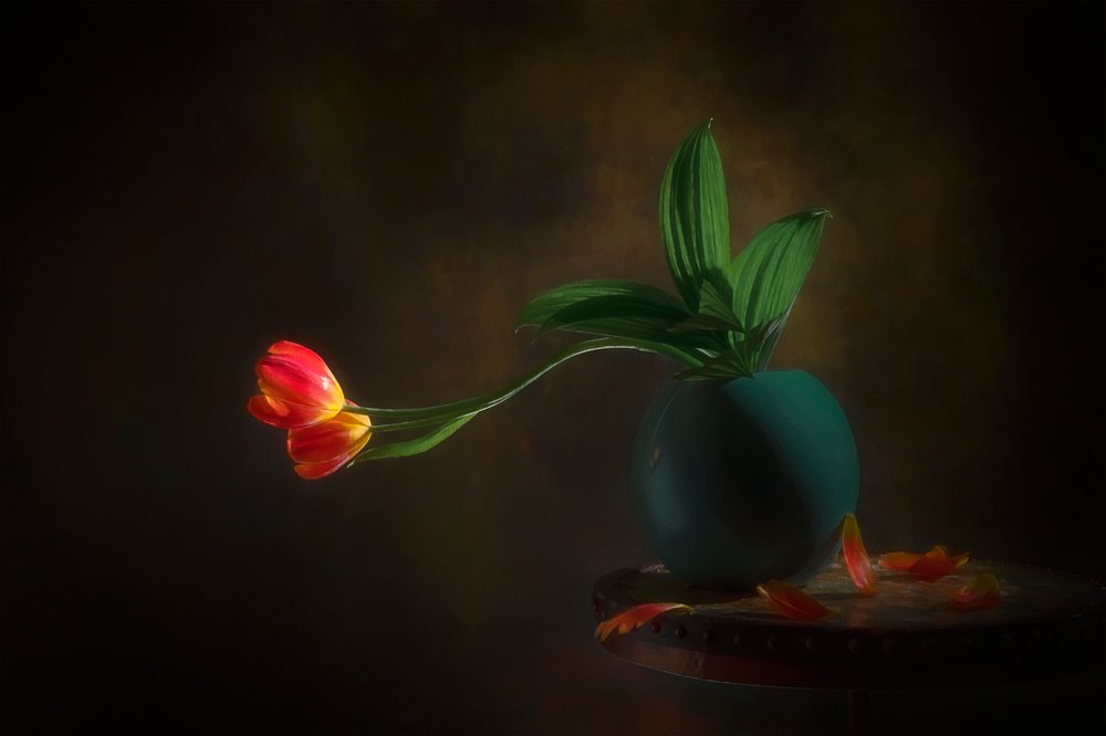 Anmutige Tulpen Stillleben von Lydia Jacobs