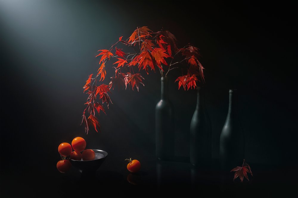 Stimmungsvolles Herbststillleben von Lydia Jacobs