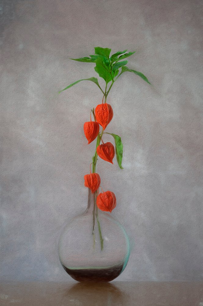 Orange Laternen Vase von Lydia Jacobs