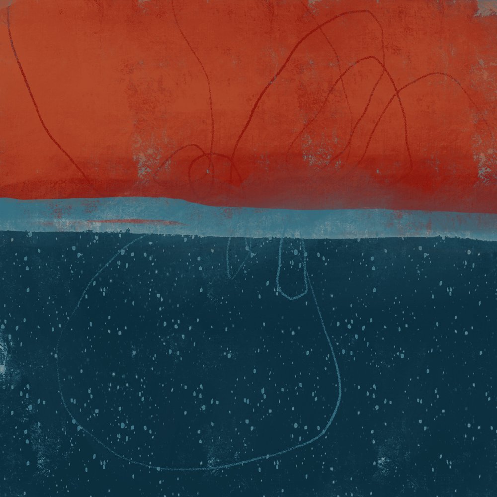 Serener Abstrakter Horizont von MANSI SAXENA