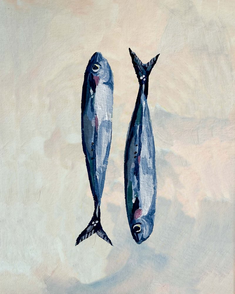 Sardinen in Blau von Madison Phipps