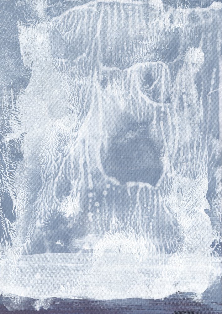 Kühl blaue abstrakte Textur von Maira Ribena