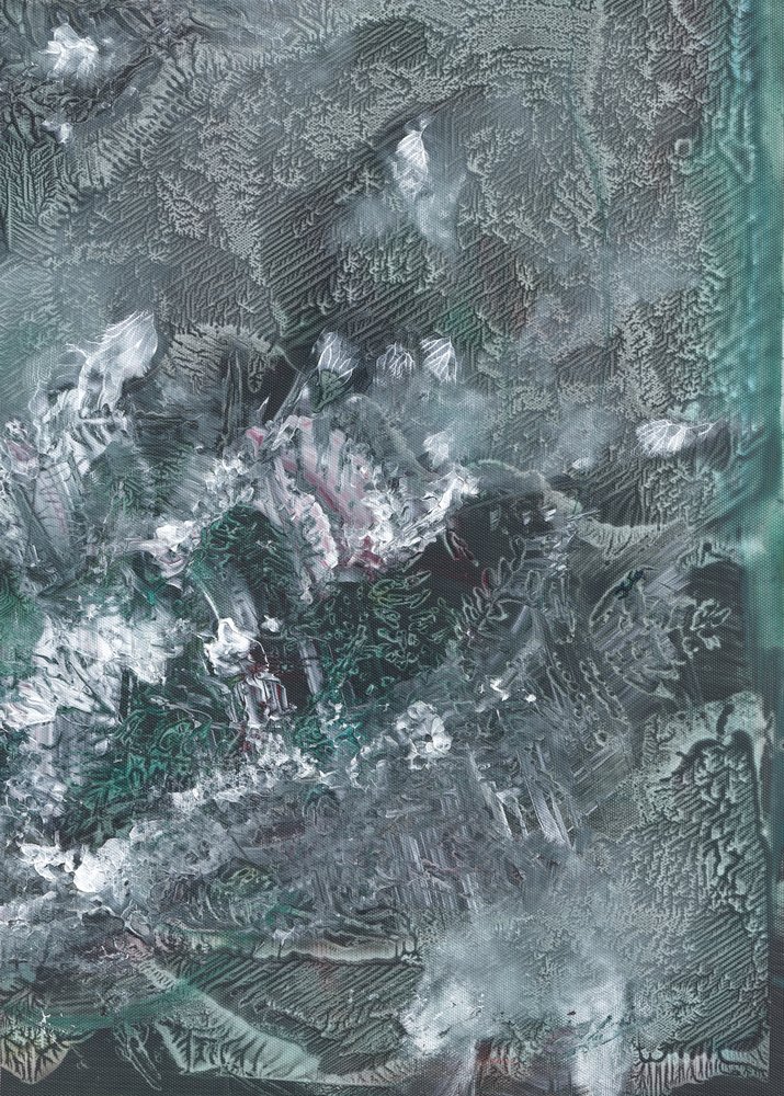 Gefrorenes Winterabstrakt von Maira Ribena