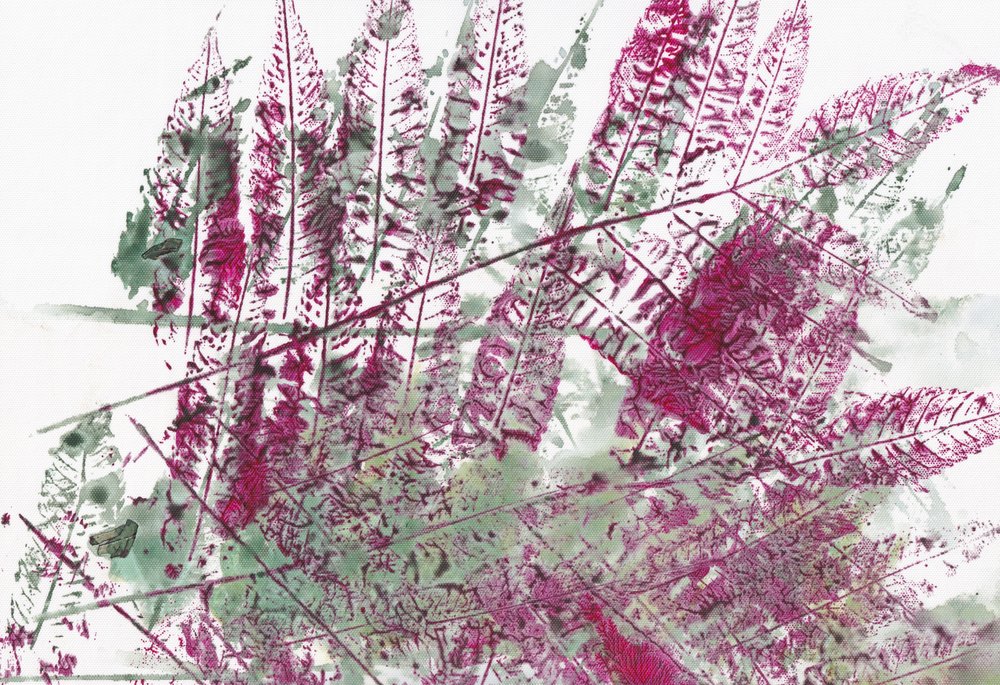 Lebhafte Botanische Farne von Maira Ribena