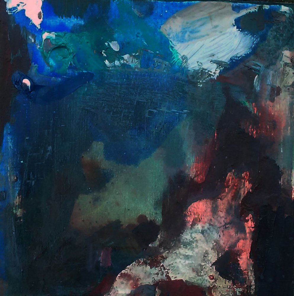 Stimmungsvolle Blaue Fusion von Małgorzata Majerczyk