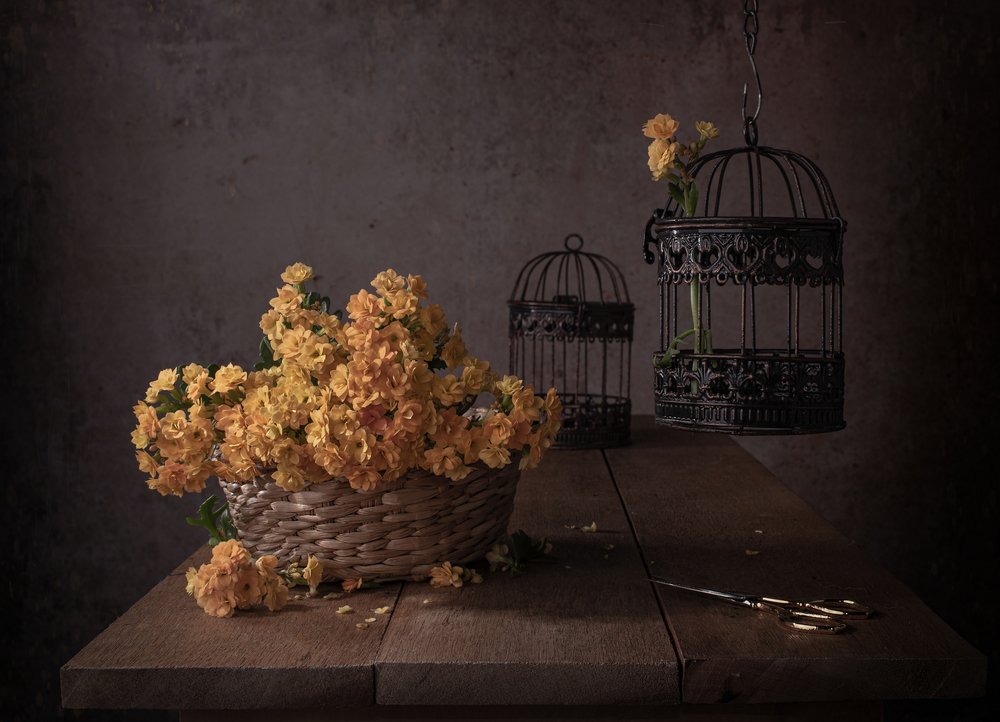 Rustikale gelbe Blumen von Margareth Perfoncio