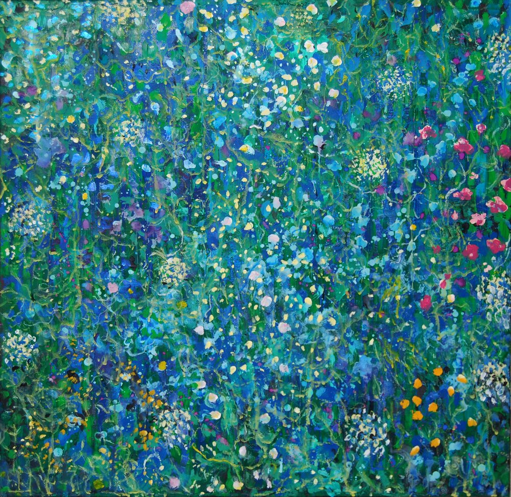 Lebendige Blumenwiese von Marina Nelson
