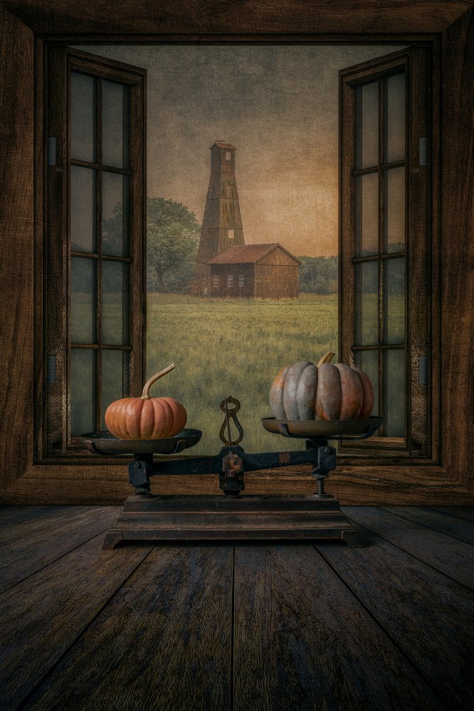 Herbstliches Fensterblick von Marko Klavs
