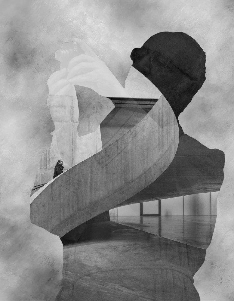 Betonspiralblick von Martin Agius